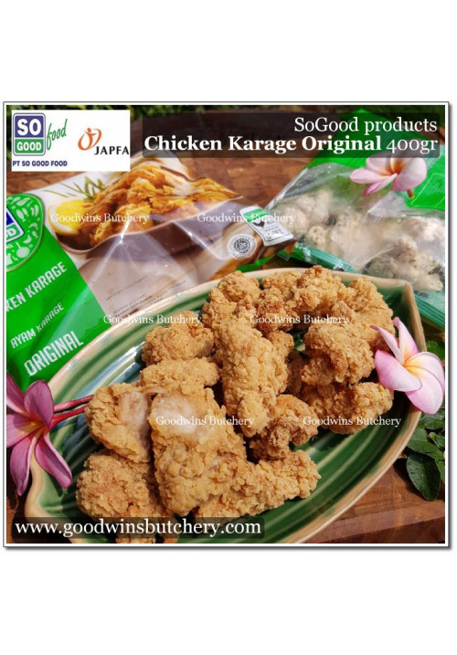 Chicken processed KARAGE frozen SoGood Food 400g